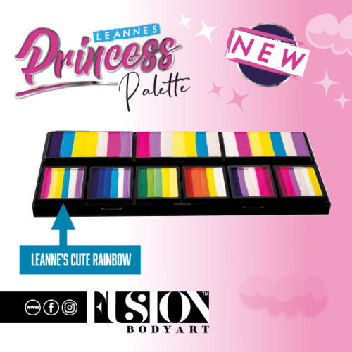Fusion Body Art - Leannes Princess Palette (LEANNES PRINCESS PALETTE)